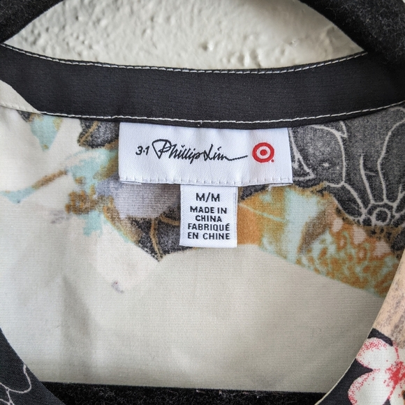 3:1 Phillip Lim for Target Structured Floral Top - Picture 3 of 7